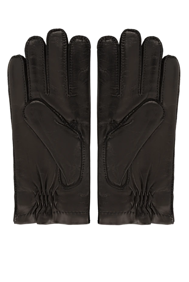Corneliani men's brown nappa leather gloves 186580 - photo 3