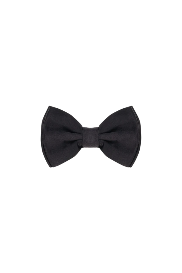 Corneliani галстук бабочка черный шелковый 186584 - фото 1