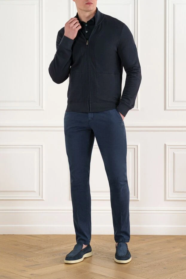 Corneliani a simple blue sports jacket made of soft material 186639 - photo 2