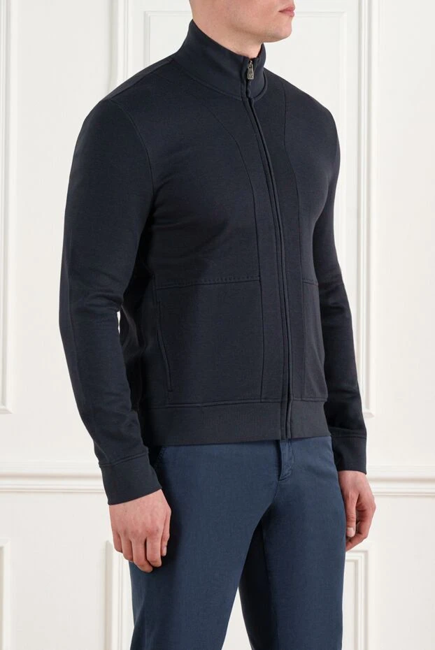 Corneliani a simple blue sports jacket made of soft material 186639 - photo 3