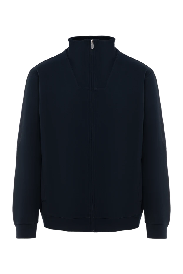 Жеңдерінде рельефті кірістірулері бар жұмсақ материалдан жасалған негізгі спорттық күрте - фото 1