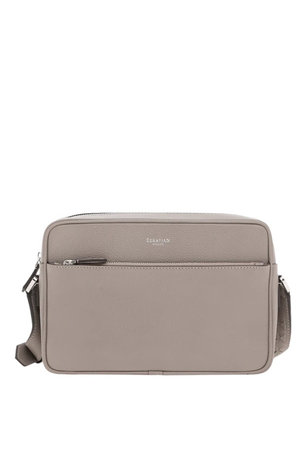 Cachemire былғарыдан жасалған East West Messenger сөмкесі, бежевый - фото 1