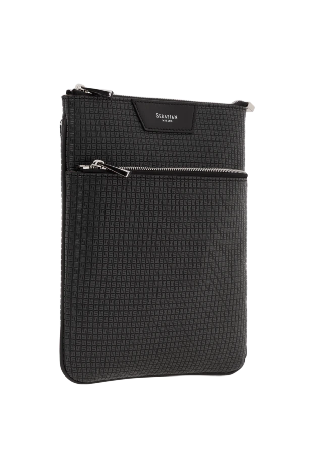 Serapian сумка flat messenger в черном цвете stepan 186660 - фото 3