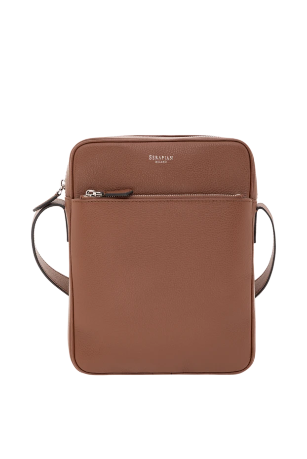 North South messenger bag in Cachemire leather - photo 1