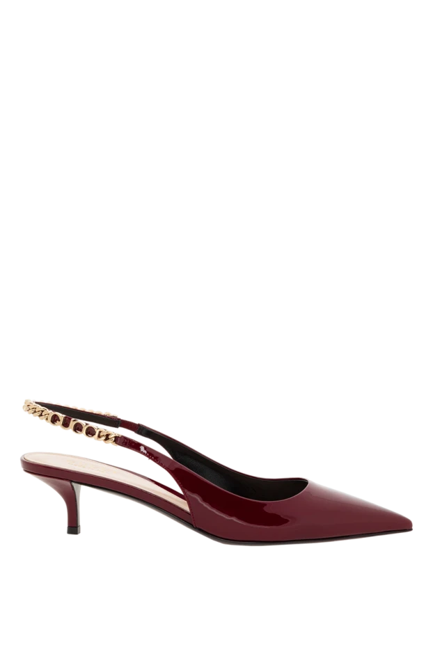 Signoria ашық өкшелі помпалар Бургундия патентті былғары - фото 1