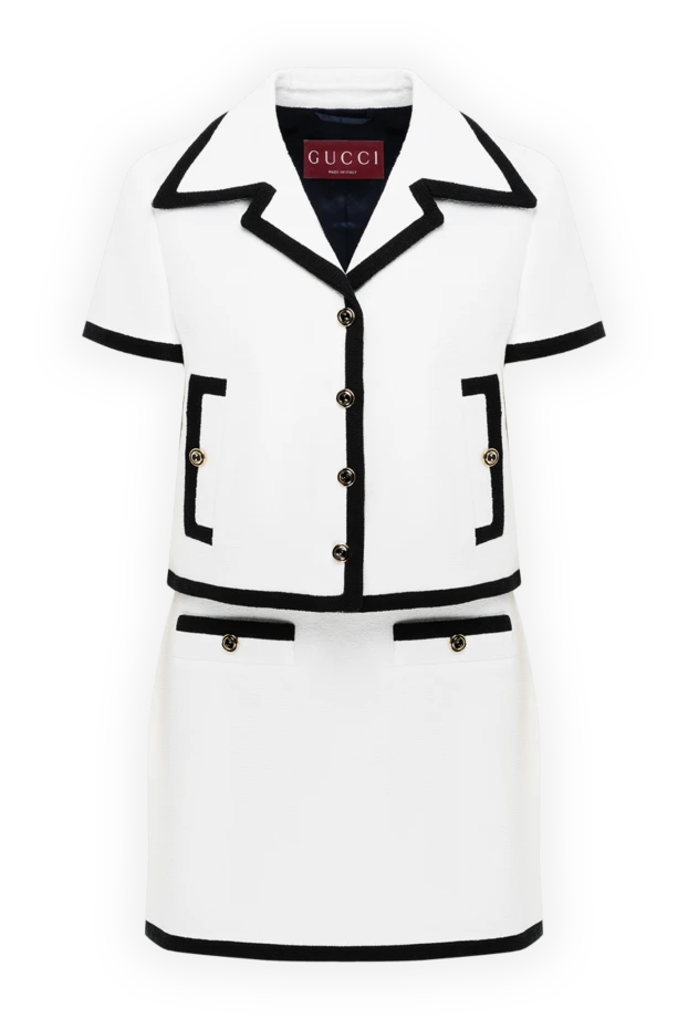 Әйелдерге арналған қара түсті юбка костюмі - фото 1