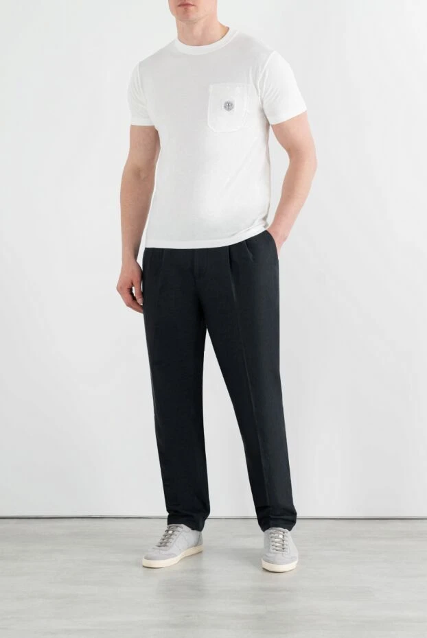 Фиссато әсері бар органикалық мақтадан жасалған футболка - фото 2