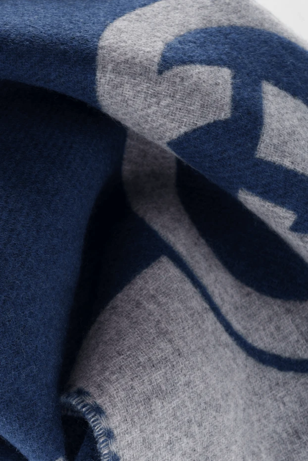 Gucci wool and cashmere scarf with interlocking gs 186754 - photo 3
