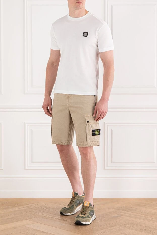 Stone Island базовая футболка из хлопкового трикотажа с эмблемой
186848 - фото 2