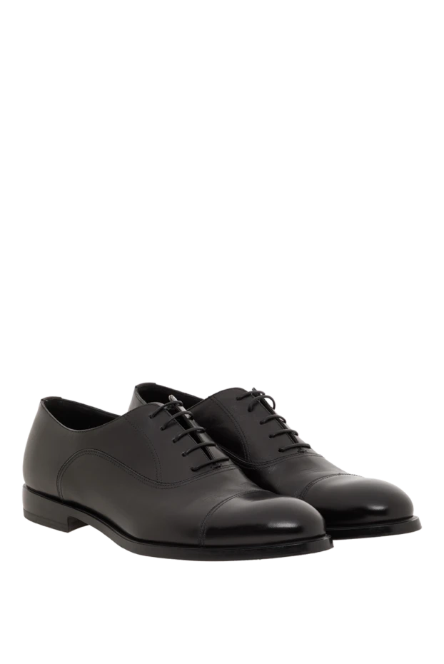 Barrett black leather oxfords with protective toe for men 186928 - photo 2
