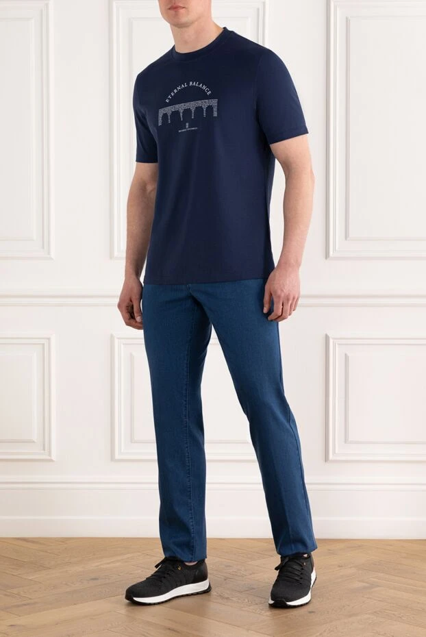 Scissor Scriptor blue denim jeans with a crocodile leather waistband.
186940 - photo 2