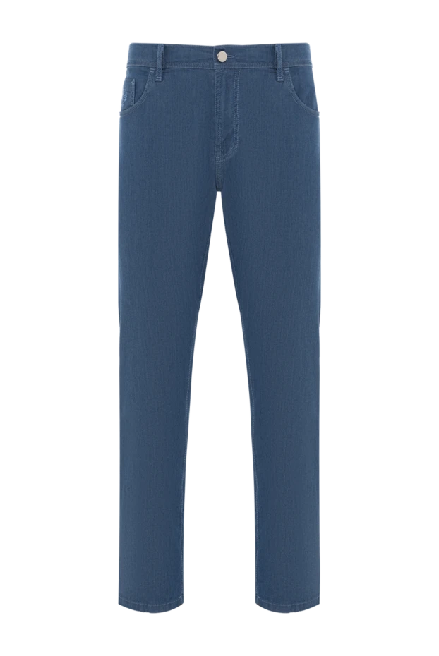 Крокодил кірістірулері бар Constantino мақта джинсы - фото 1