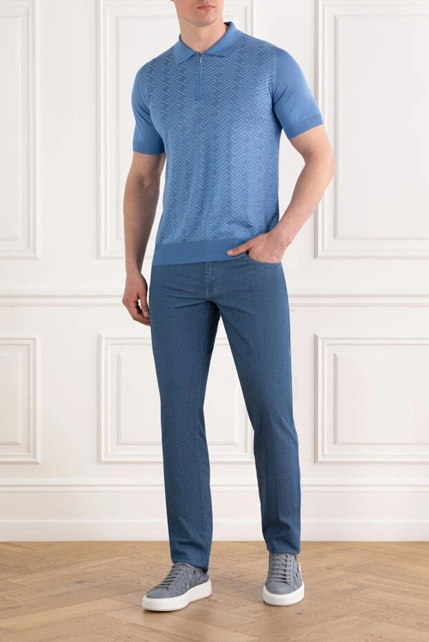 Scissor Scriptor хлопковые джинсы constantino с вставками из кожи крокодила 186942 - фото 2