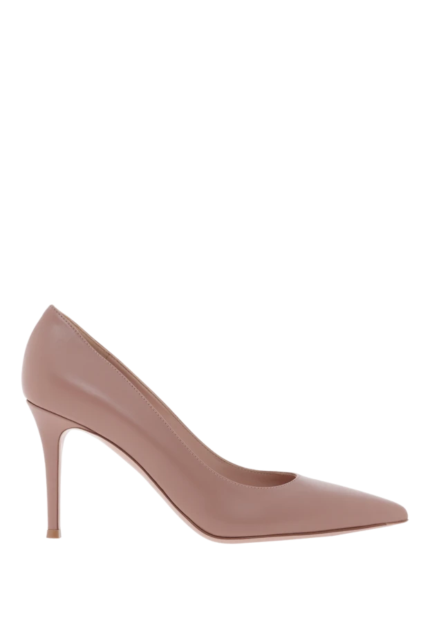 Pointed toe pumps Gianvito 85 beige - photo 1