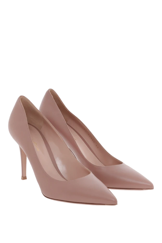 Gianvito Rossi gianvito 85 бежевый ұшты мұрын сорғылары 186970 - фото 3