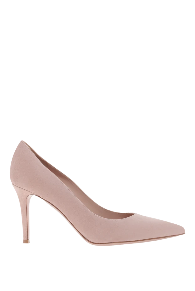 Бежевый ұшты өкшелі помпалар - фото 1