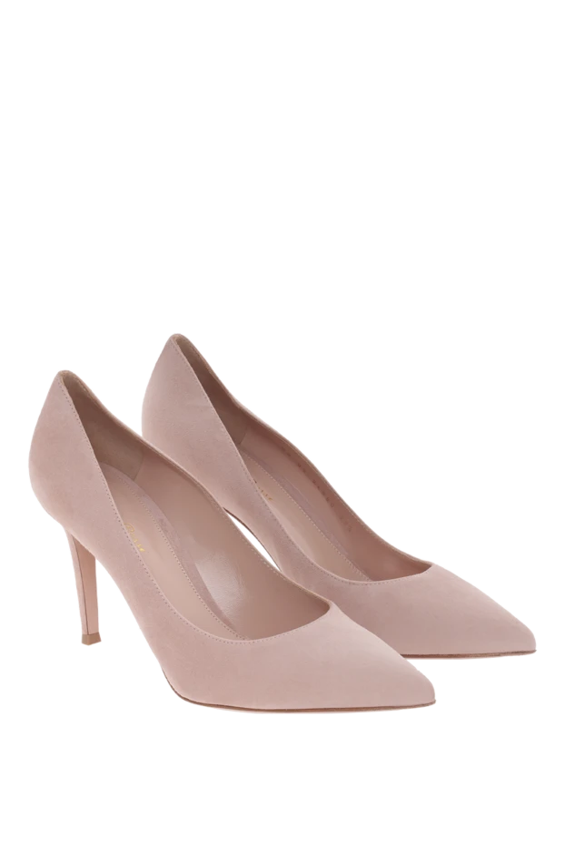 Gianvito Rossi бежевый ұшты өкшелі помпалар 186971 - фото 3