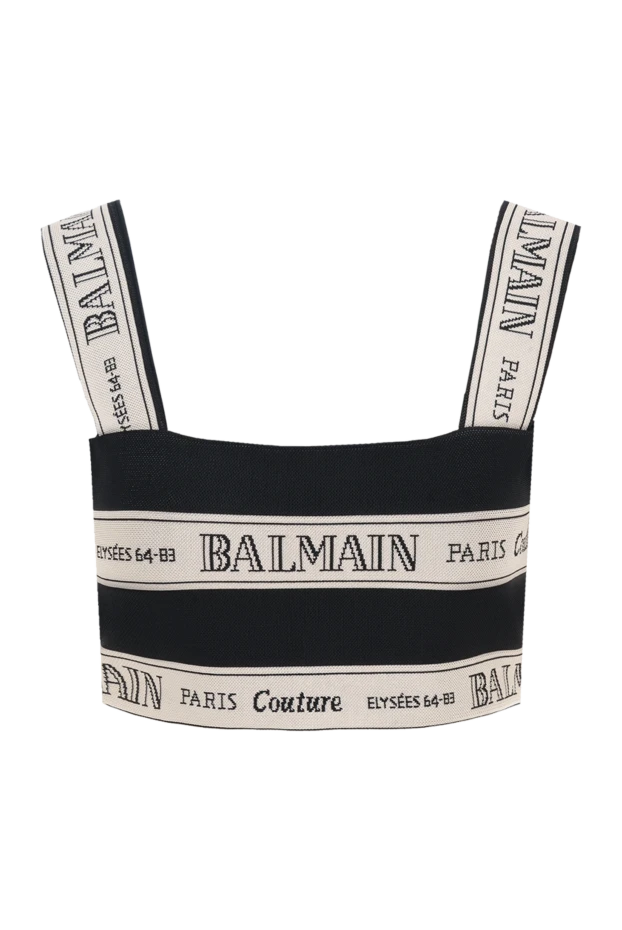 Balmain ribbon jacquard cropped top black
186974 - photo 1