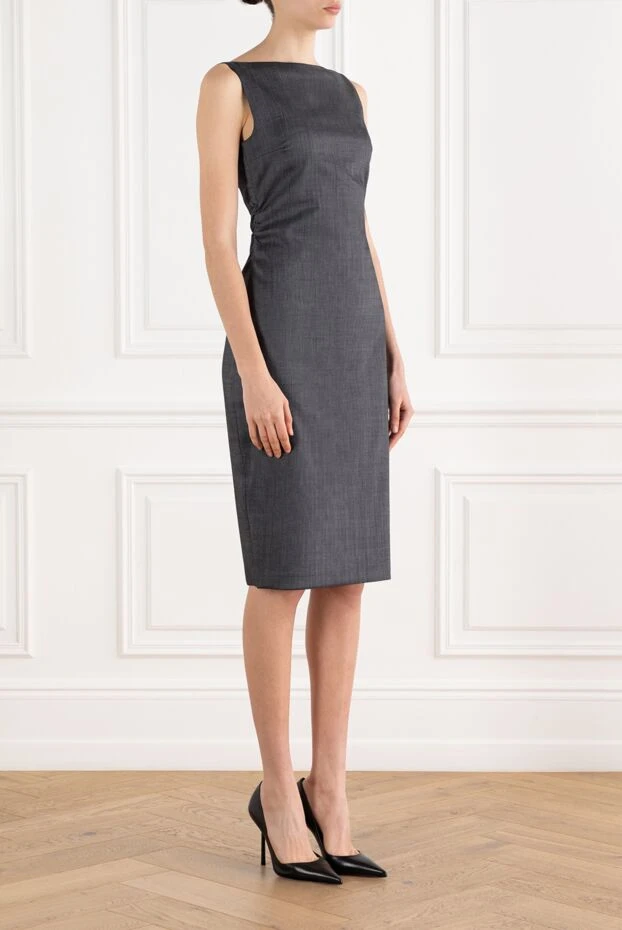 Prada платье из эластичного мохерового хлопка 186984 - фото 3