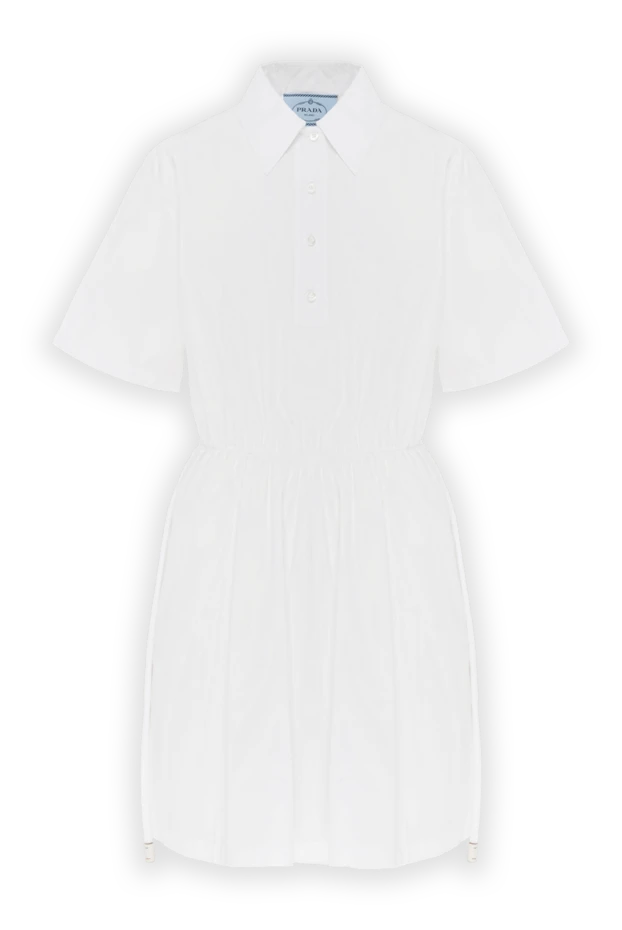 Ақ поплин шағын көйлек - фото 1