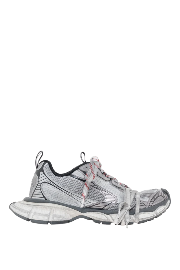 Gray 3XL sneakers in mesh and PU - photo 1