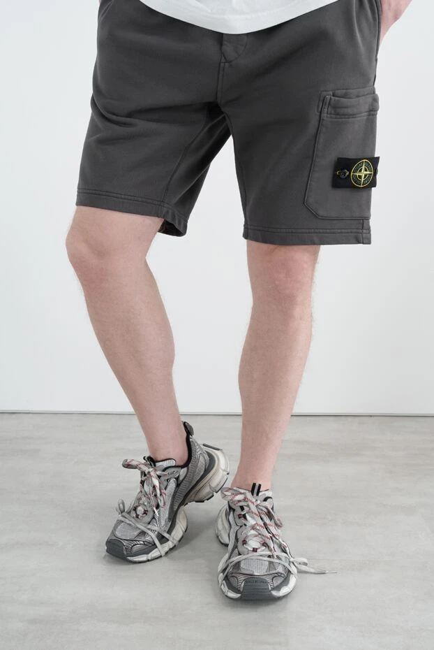 Balenciaga кроссовки 3xl серого цвета из сетки и полиуретана 186994 - фото 3