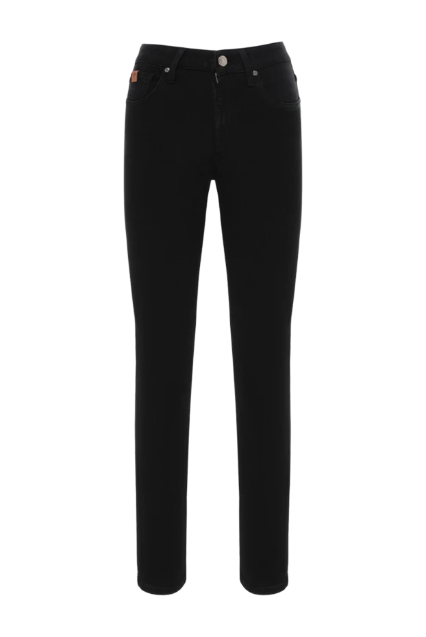 Әйелдерге арналған жұқа қара джинсы біріктірілген - фото 1