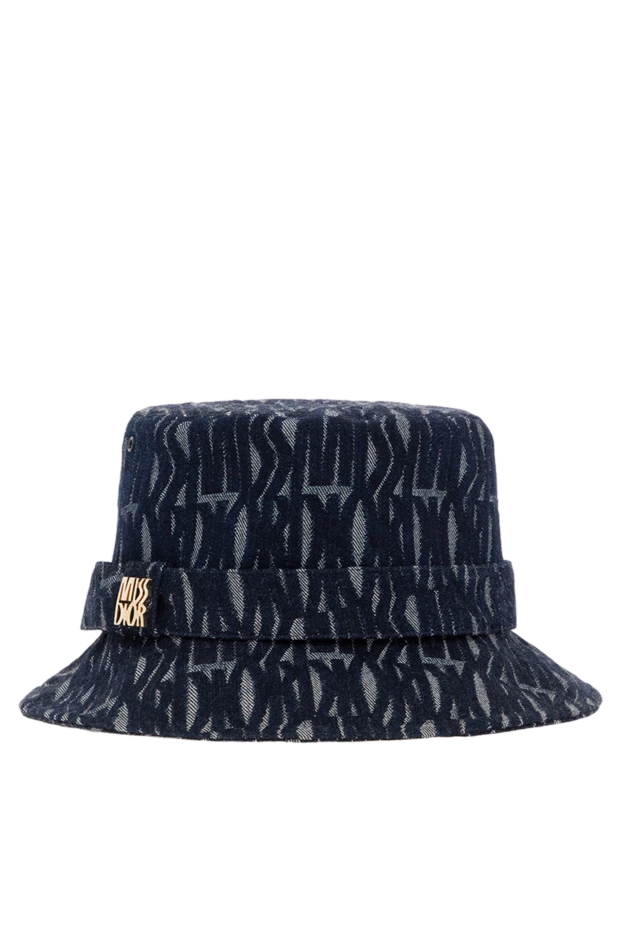 Женская панама Miss синяя из хлопка - фото 1