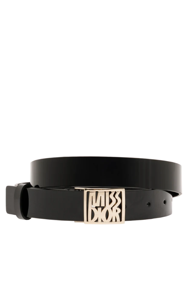 Әйелдер былғары белбеуі Miss black - фото 1