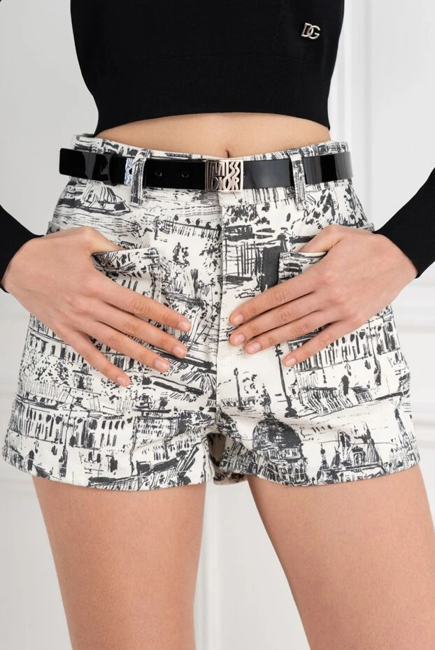 Dior women's leather belt miss black 187062 - photo 2