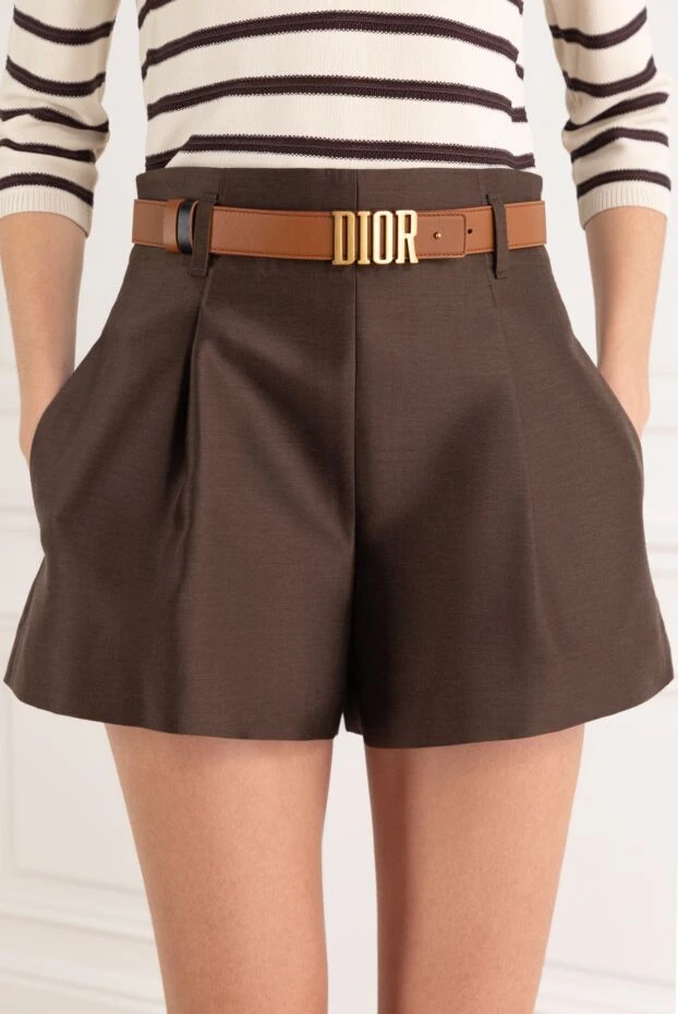 Dior reversible belt d-fence leather brown

 187064 - photo 3