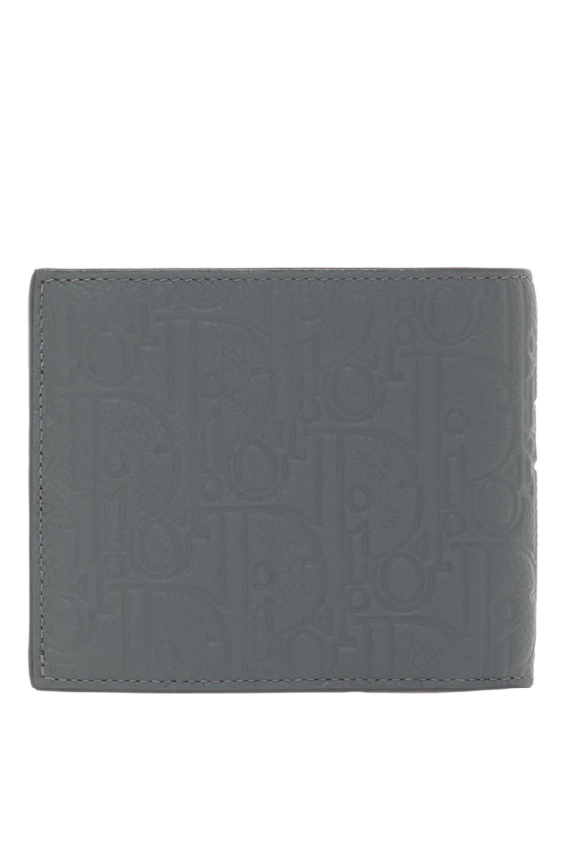 Dior кошелек в форме книги из кожи dior gravity серый мужской 187065 - фото 3
