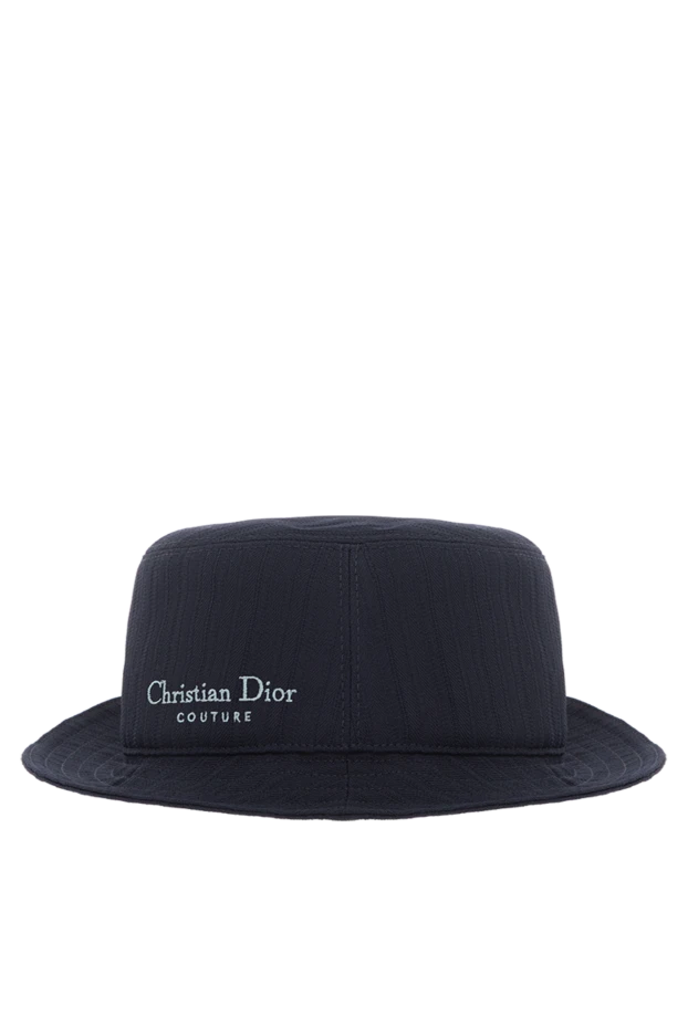 Шерстяная панама Couture синего цвета мужская - фото 1