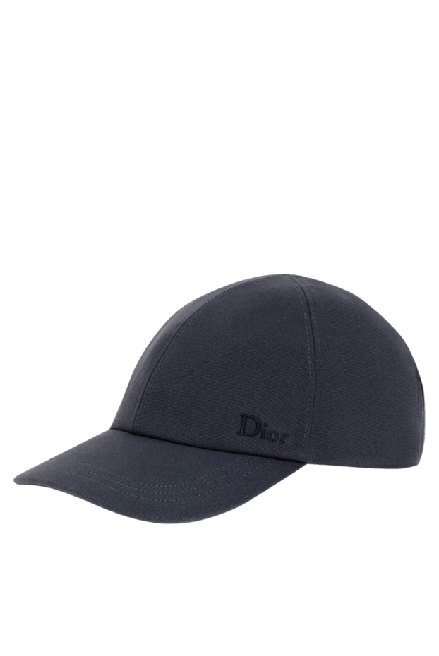 Dior мақта логотипі бар сұр ерлерге арналған қалпақ 187074 - фото 3