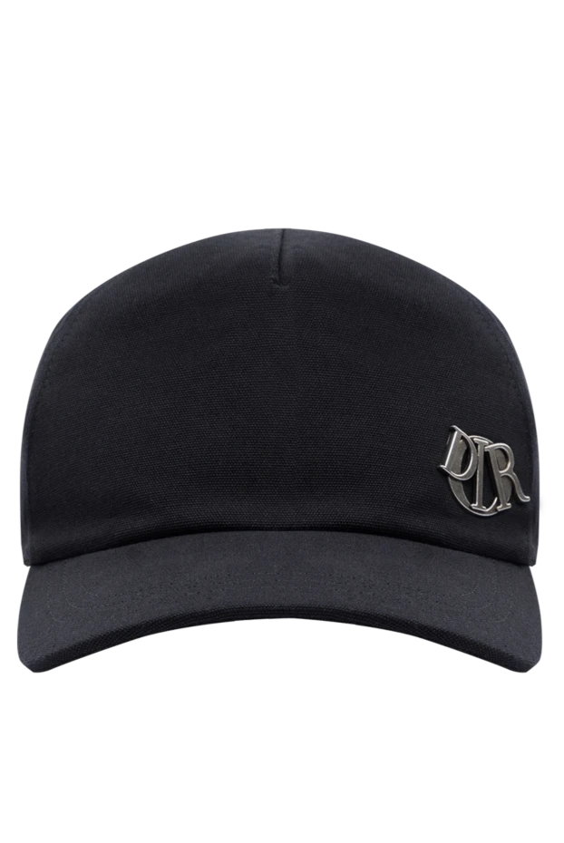 Бейсболка с металлическим логотипом Dior Homme черная мужская - фото 1