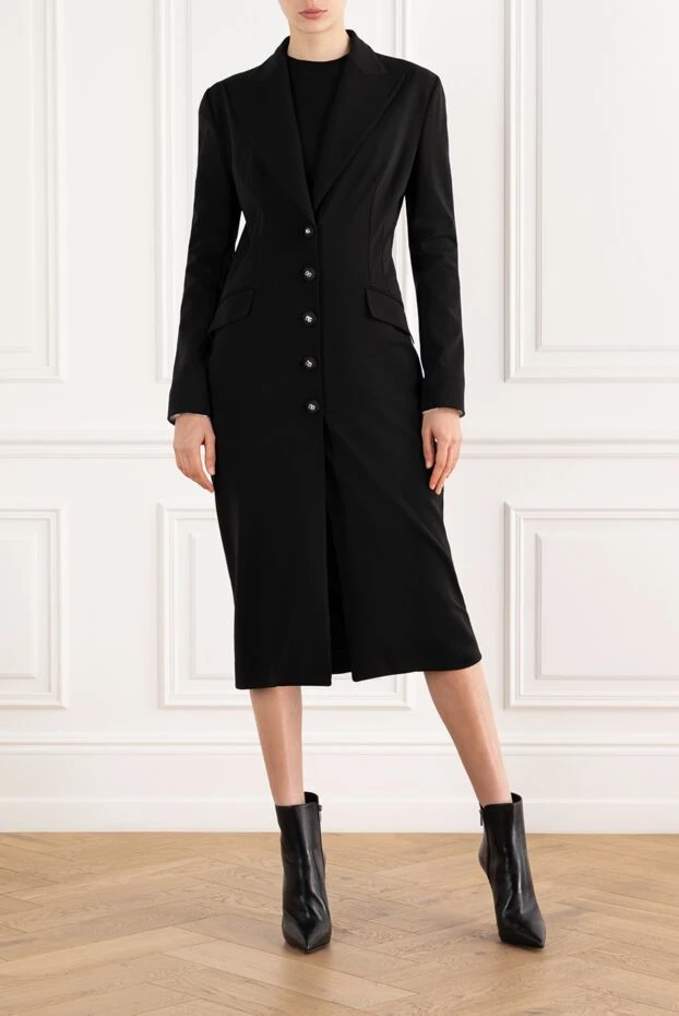 Dolce & Gabbana black punto jersey business dress 187079 - photo 2