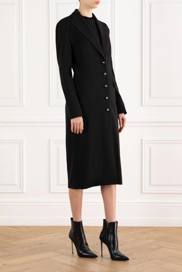 Dolce & Gabbana black punto jersey business dress 187079 - photo 3