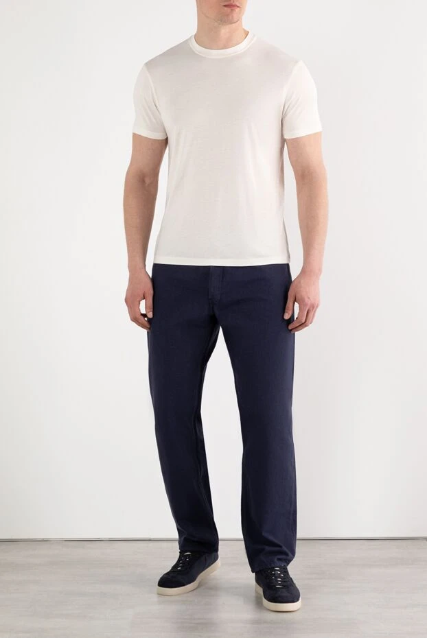 Tom Ford однотонная футболка из хлопка с лиоцеллом белая 187100 - фото 2