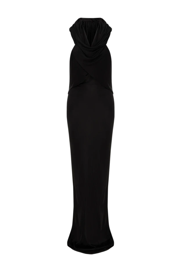 Long dress with a hood, black - photo 1