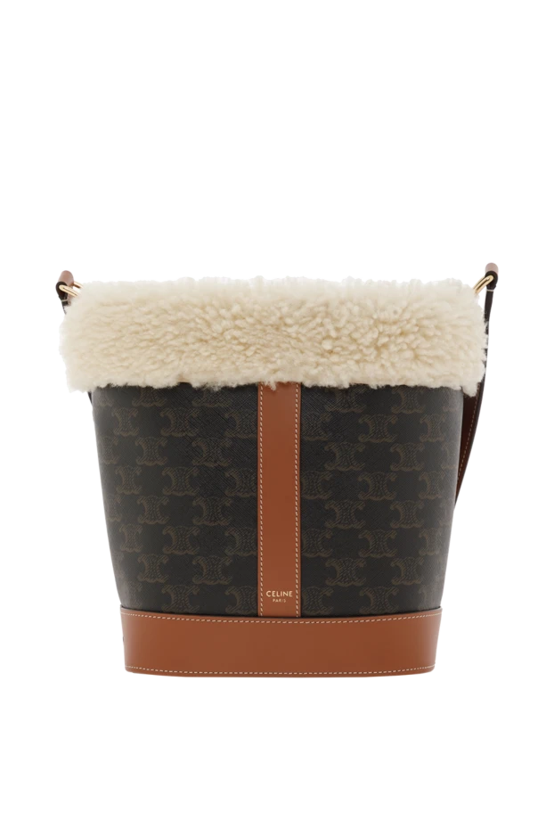 Триумф кенептен және қой терісінен жасалған шағын сөмке - фото 1