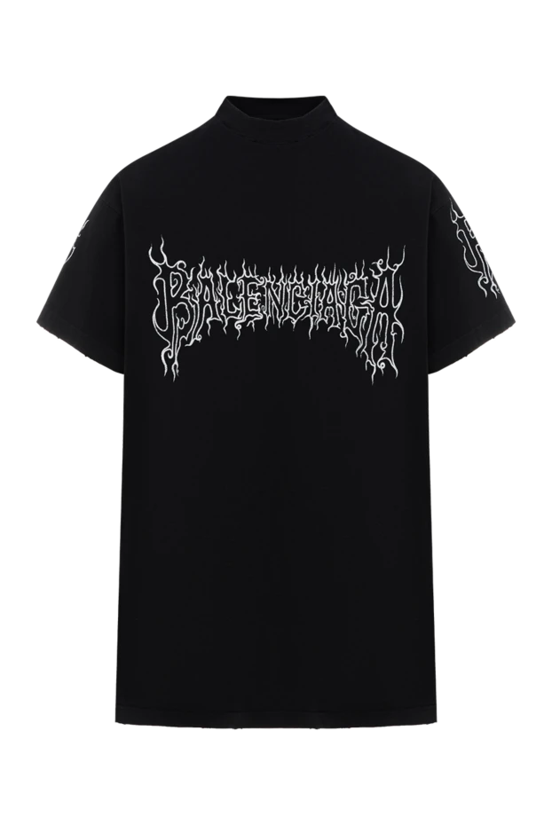 Darkwave loose fit T-shirt black with logo - photo 1