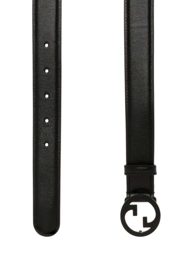 Gucci черный женский ремень с пряжкой gg 187155 - фото 3