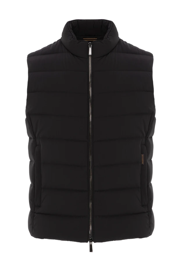 Теплый жилет Oliver мужской черный на молнии - фото 1