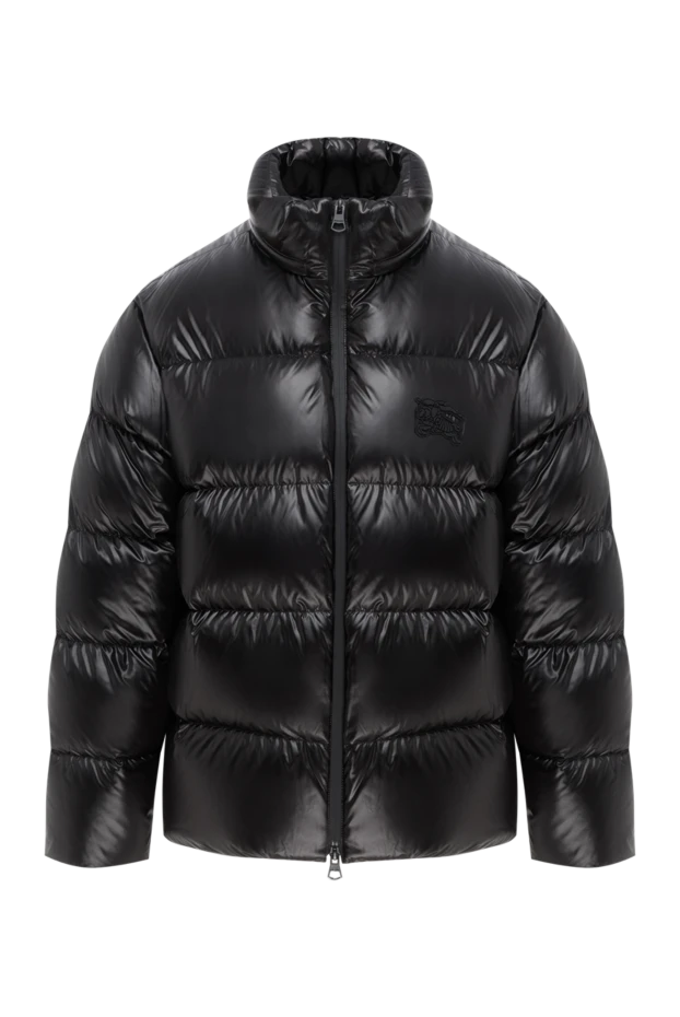 Стеганый пуховик с капюшоном - фото 1