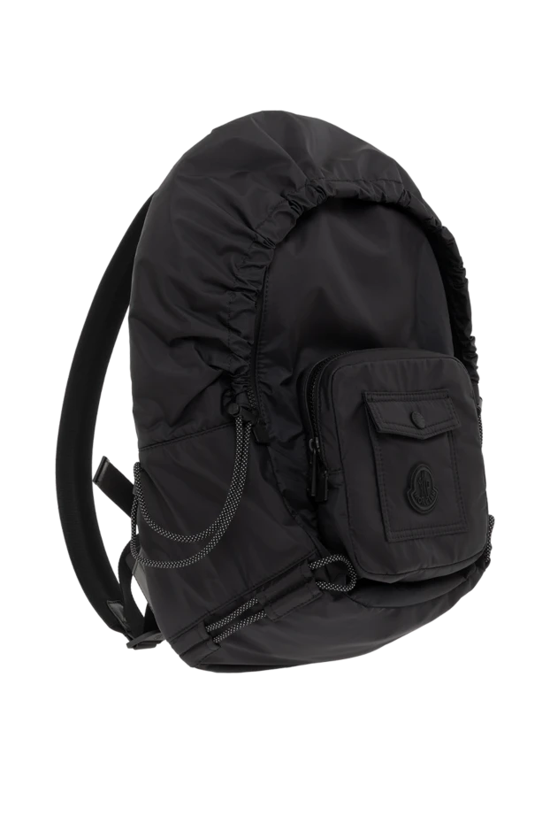 Moncler рюкзак makaio на завязках черный мужской 187173 - фото 3