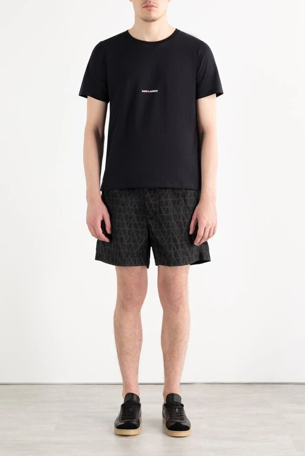 Valentino шорты для плавания из нейлона с узором toile iconographe 187191 - фото 2