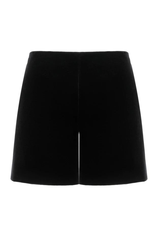 Белдікте көбелегі бар қара түсті әйелдер шорттары - фото 1