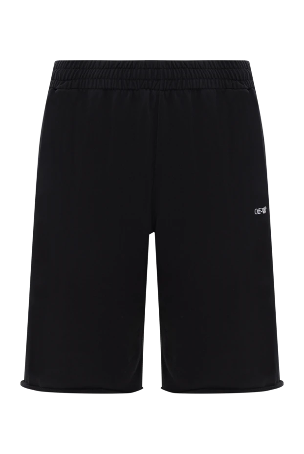 Scribble Diag ақ түсті ерлерге арналған спорт шорттары - фото 1