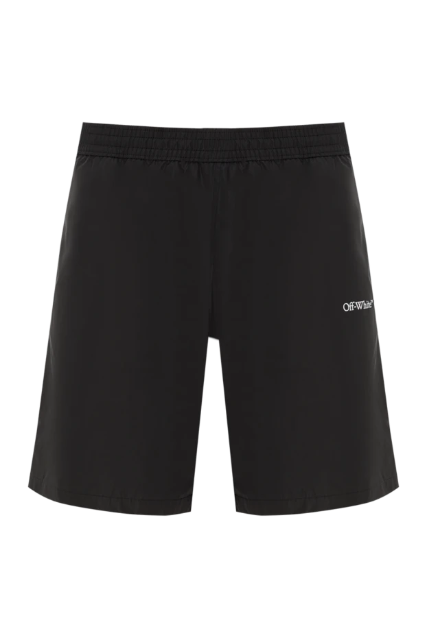 Men's shorts black with logo - photo 1