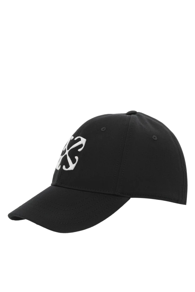 Off-White черная кепка с контрастной вышивкой логотипа 187274 - фото 3